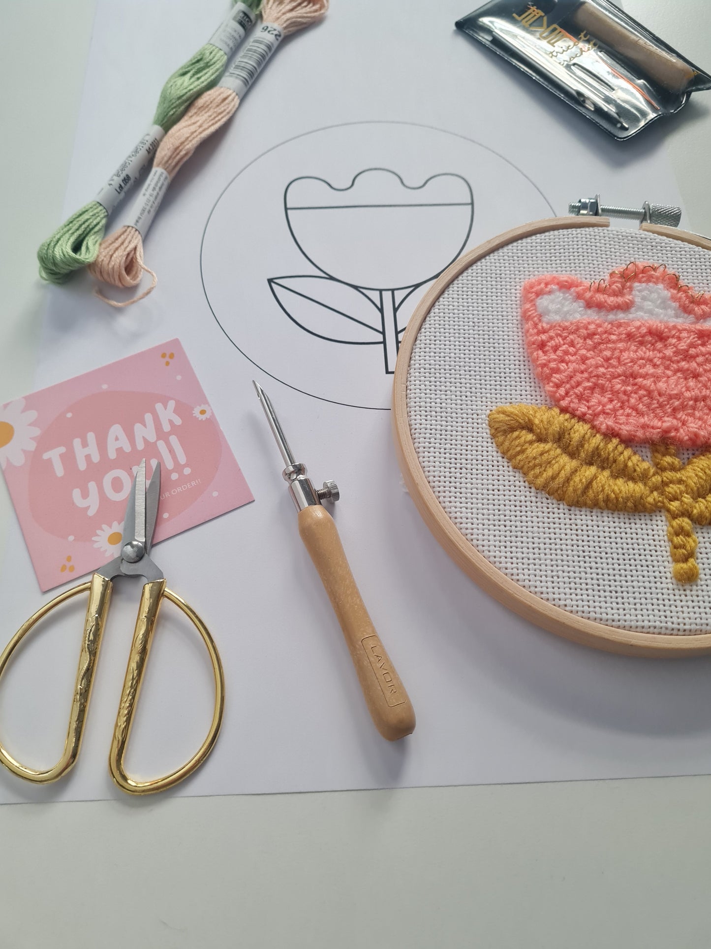 Punch Needle PDF Pattern