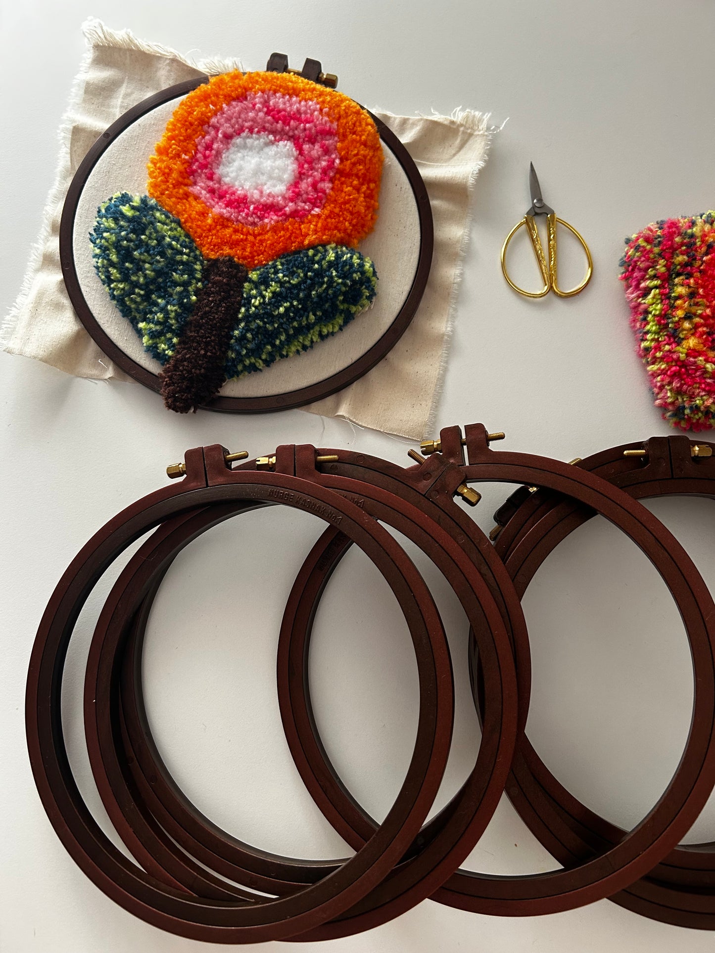 Basic NURGE Σταθερό Τελάρο εσοχής 18cm, Frame για Punch Needle