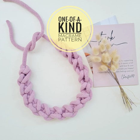 Macrame Necklace Tutorial for beginners || Amelie  Macrame Necklace Pattern