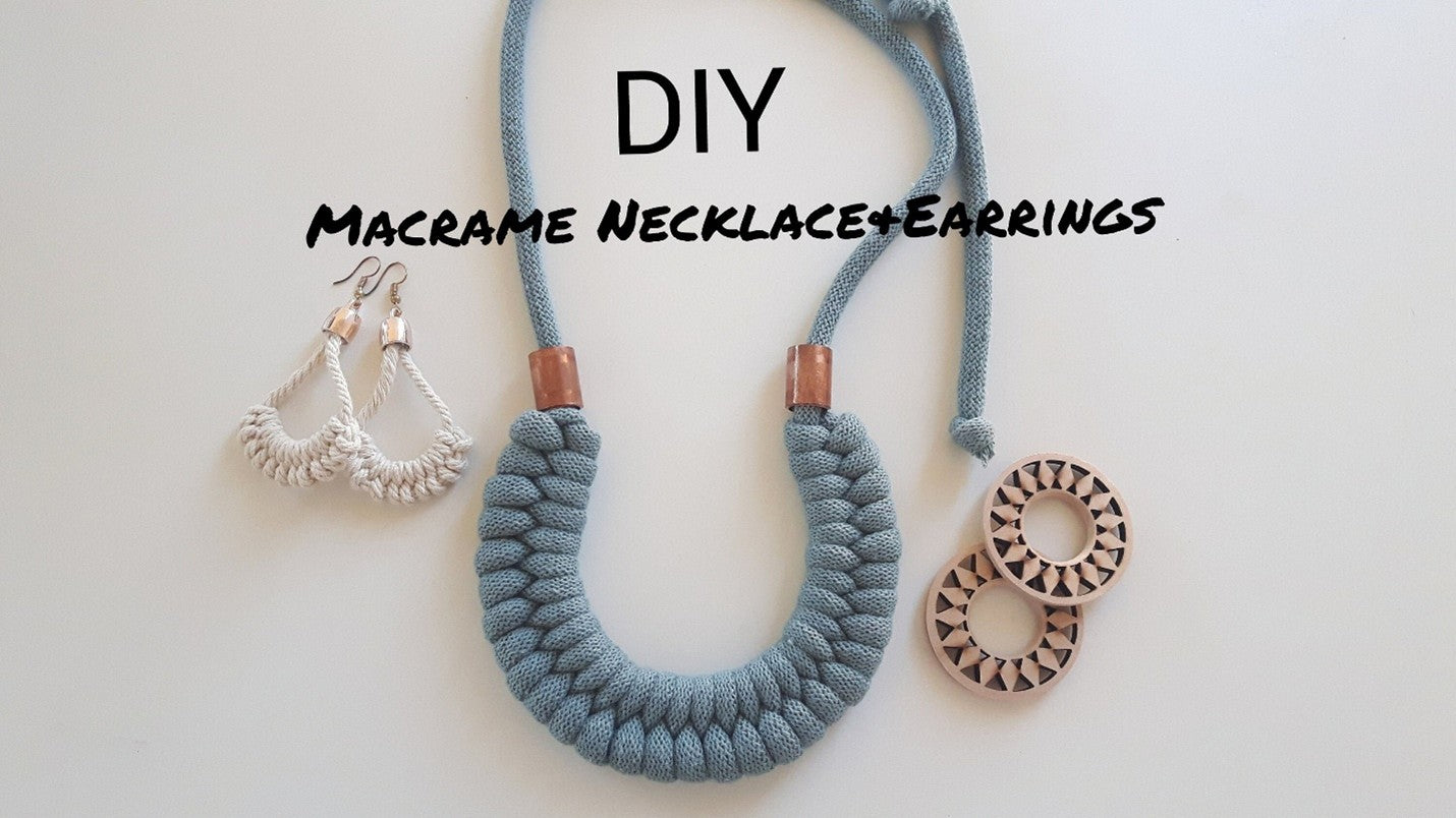 Leaf Knot Necklace Tutorial, Make Your Own Macrame Necklace, Macrame Necklace for Beginners