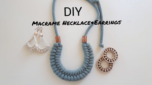 Leaf Knot Necklace Tutorial, Make Your Own Macrame Necklace, Macrame Necklace for Beginners