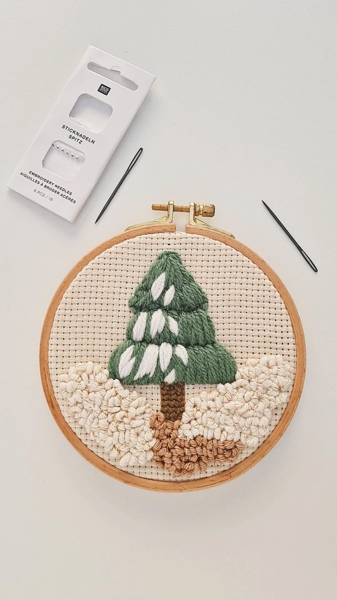 Punch Needle Κιτ Δεντράκι 🎄