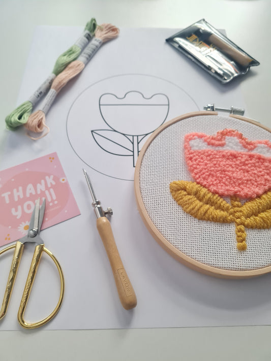 Punch Needle Κιτ Τουλίπα 🌷