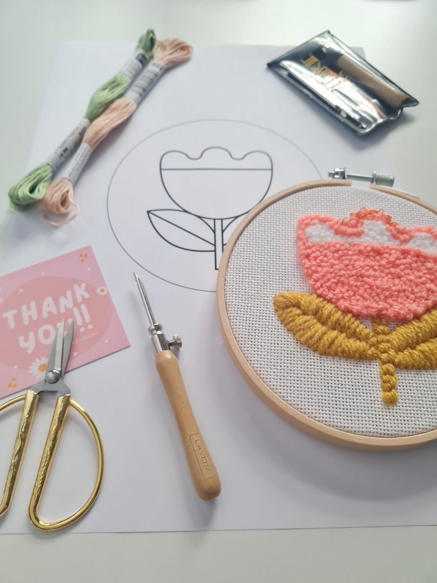 Punch Needle PDF Pattern