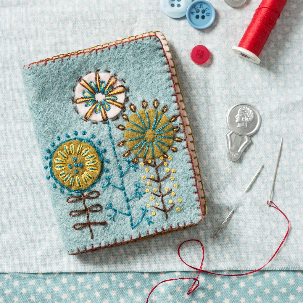 Κιτ Κεντήματος Needle Felt Case Kit - Folk Inspired