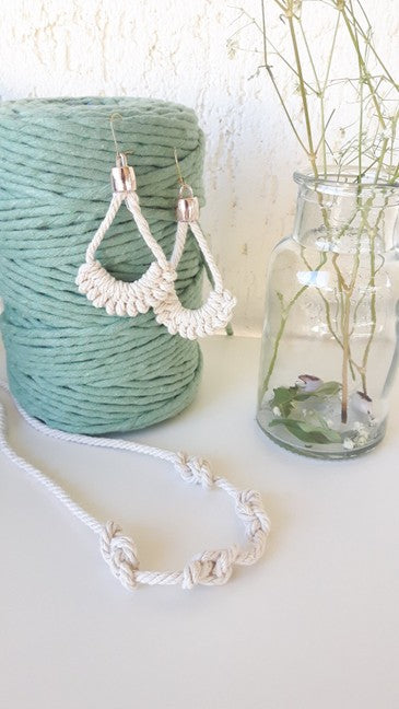 Leaf Knot Necklace Tutorial, Make Your Own Macrame Necklace, Macrame Necklace for Beginners