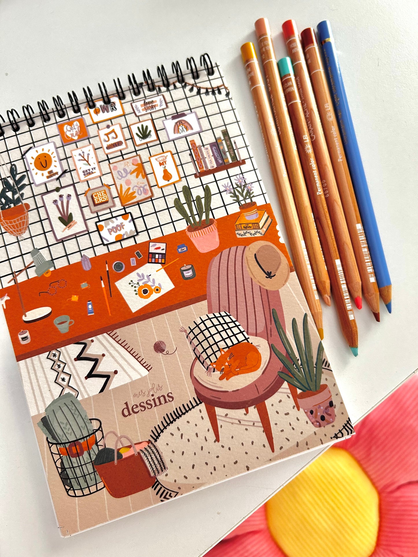 Premium Sketchbook for mixed media Artists - “The workshop” sketchbook