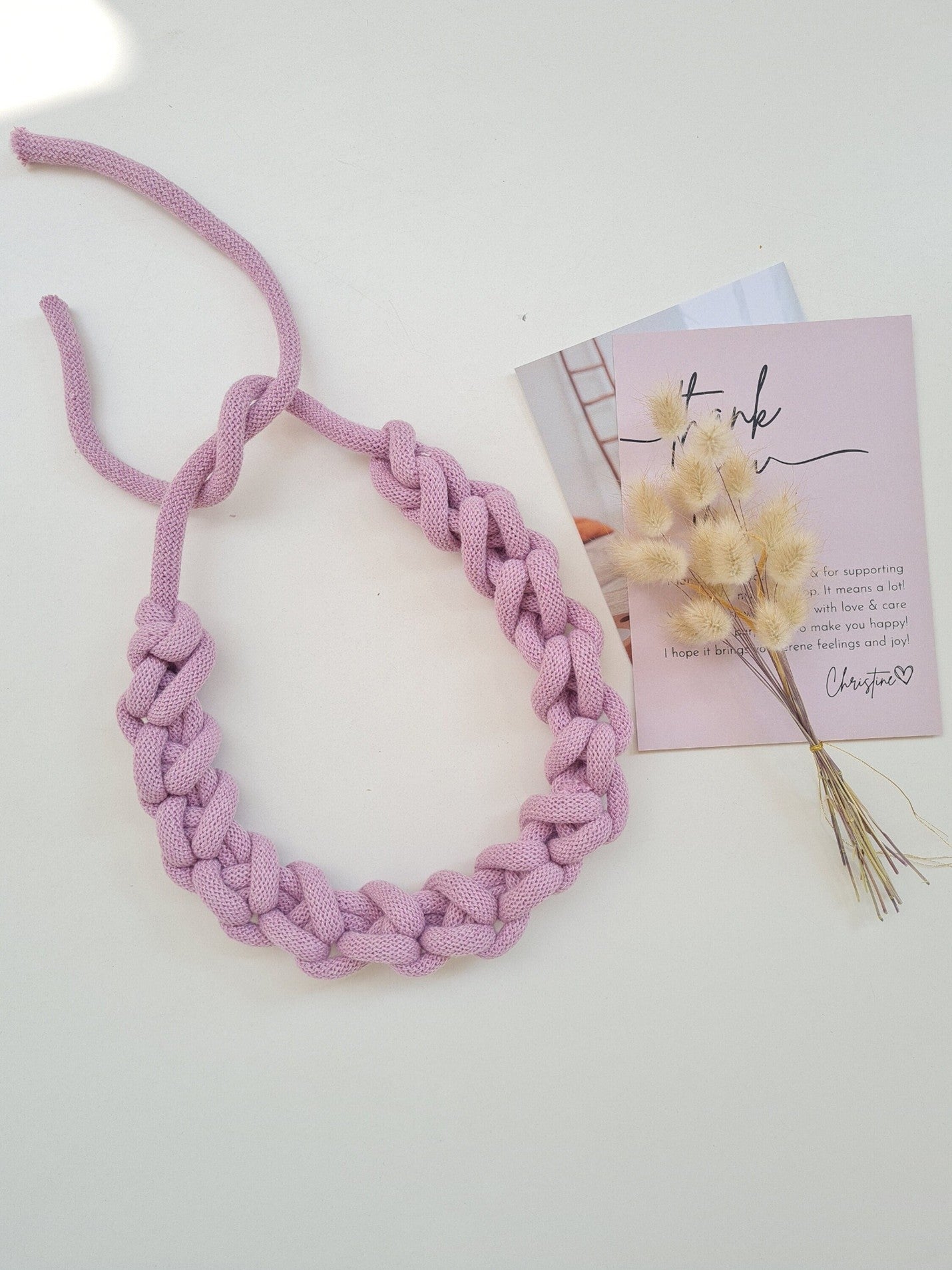 Macrame Necklace Tutorial for beginners || Amelie  Macrame Necklace Pattern
