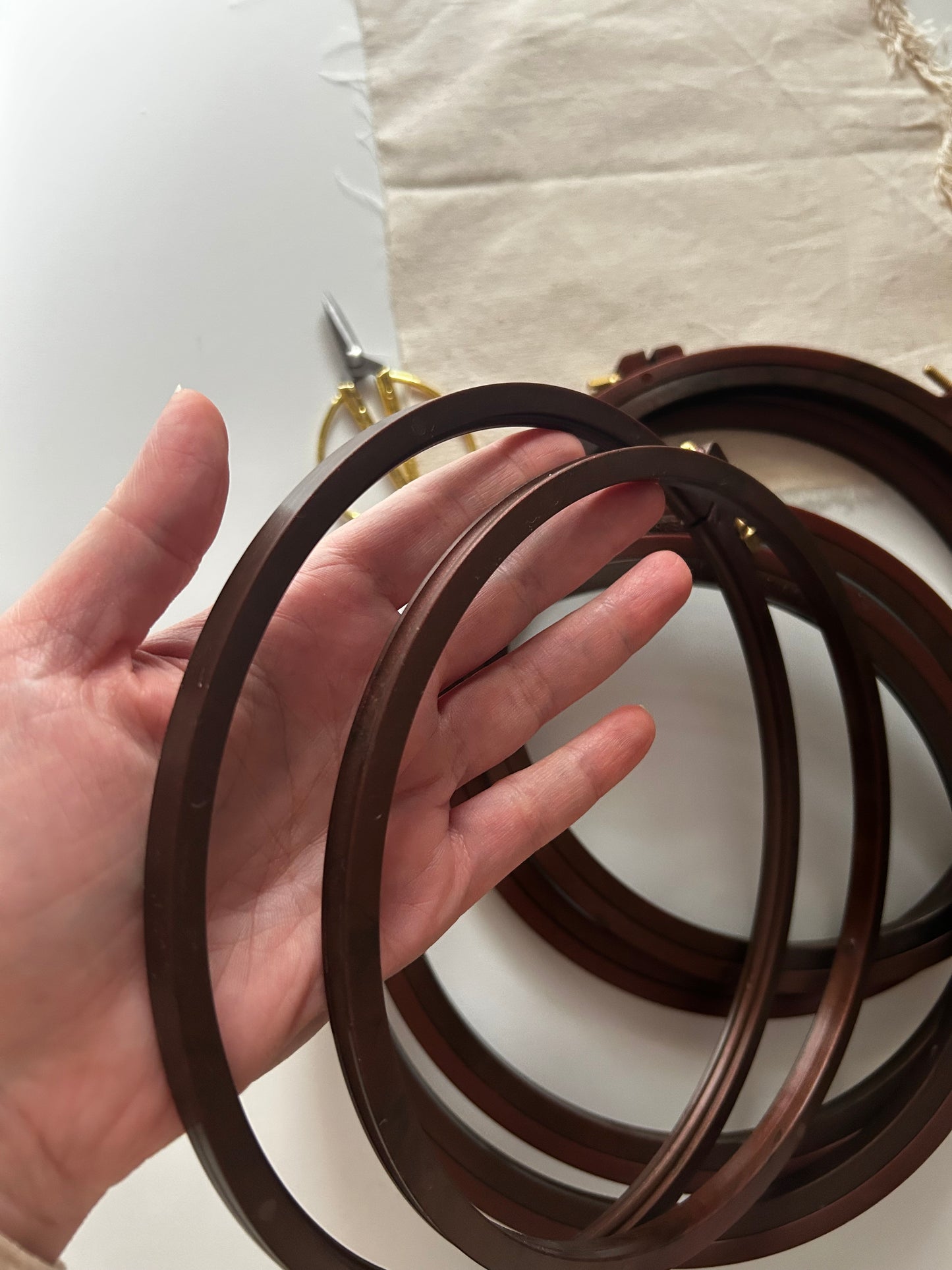 Basic NURGE Σταθερό Τελάρο εσοχής 18cm, Frame για Punch Needle