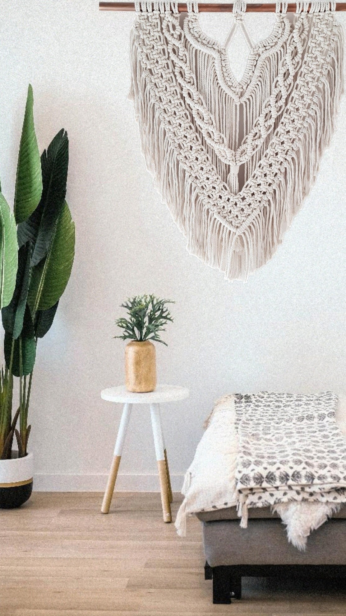 Macrame Pattern - Written PDF and Knot Guide | Macrame wall hanging Pattern | Macrame Backdrop Pattern