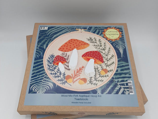 Mushrooms Appliqué Felt Kit