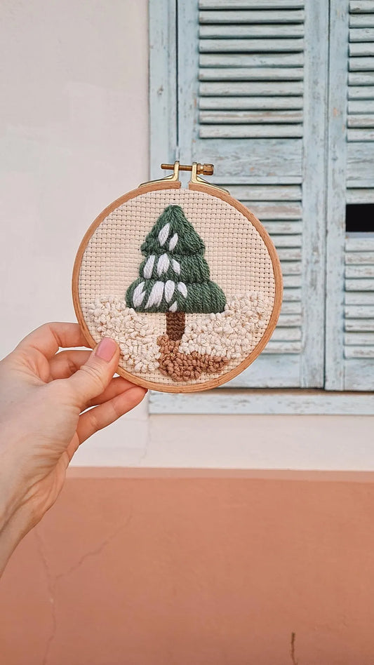 Punch Needle Κιτ Δεντράκι 🎄