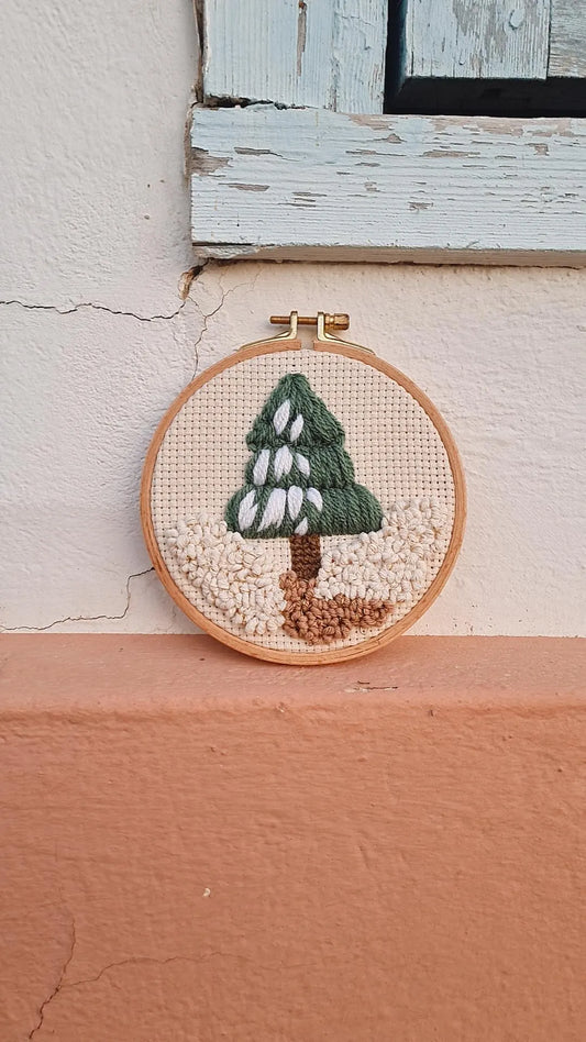 Punch Needle Κιτ Δεντράκι 🎄
