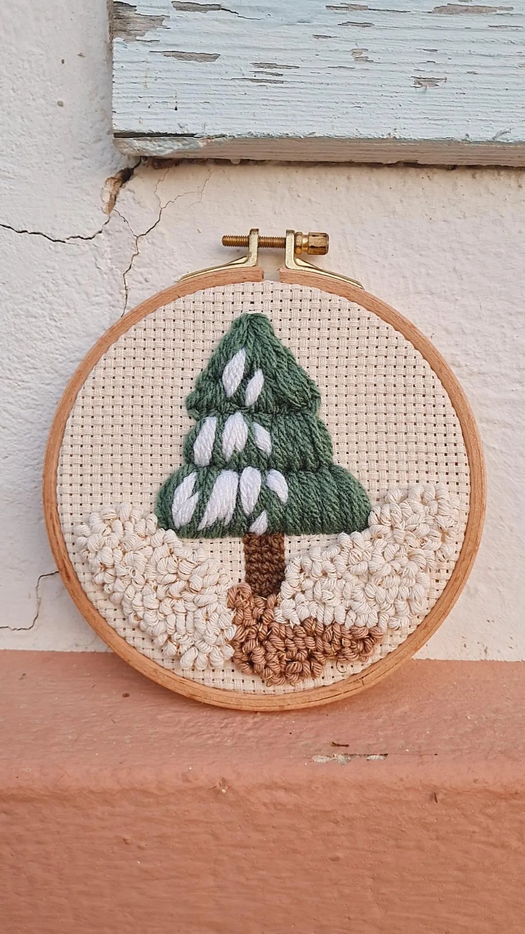 Punch Needle Κιτ Δεντράκι 🎄