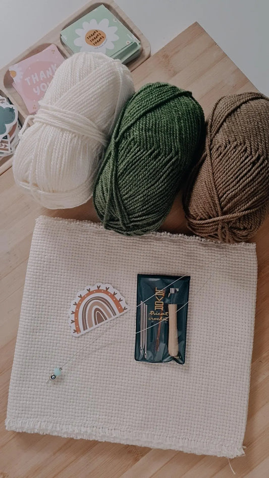 Punch Needle Kit, Punch Needle Ελλάδα, Punch Needle Υλικά για αρχάριους