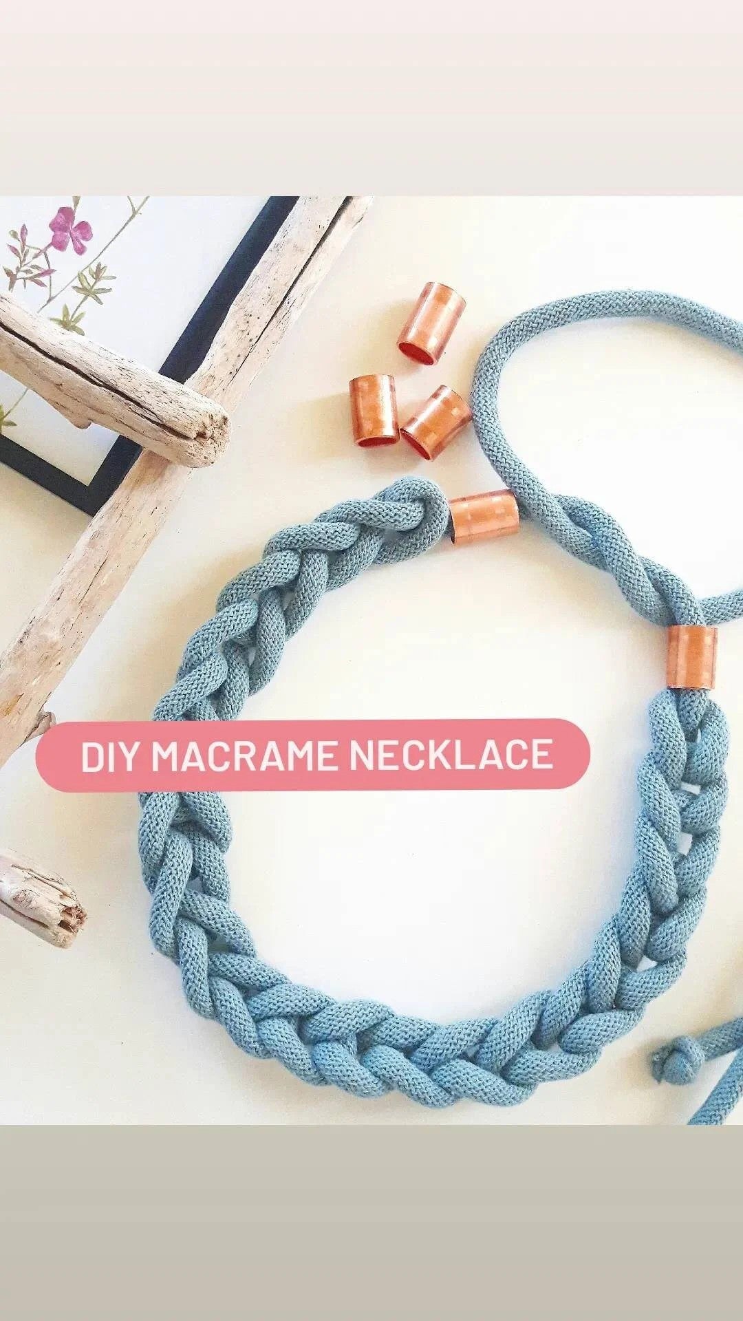 Macrame Necklace Tutorial, Make your own macrame necklace, Macrame necklace pattern