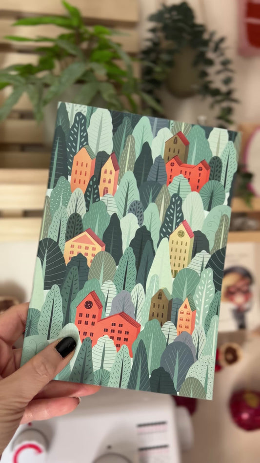 Folklore Tales A5 notebook for makers and creative souls